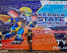 Palakkad district in Kerala Roller Skating Championship